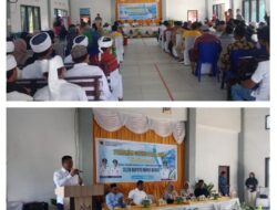 Bupati Mubar La Ode Darwin Resmikan Gedung Serba Guna Soliwunto Desa Tangkumaho.